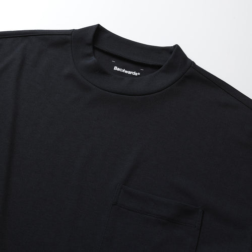 Boom Box Back Print Mock Neck S/S_511-12007