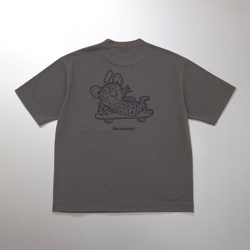 Bkws Lazy Cheeth Back Print Mock Neck S/S_511-12009