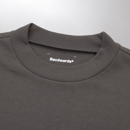 Bkws Lazy Cheeth Back Print Mock Neck S/S_511-12009