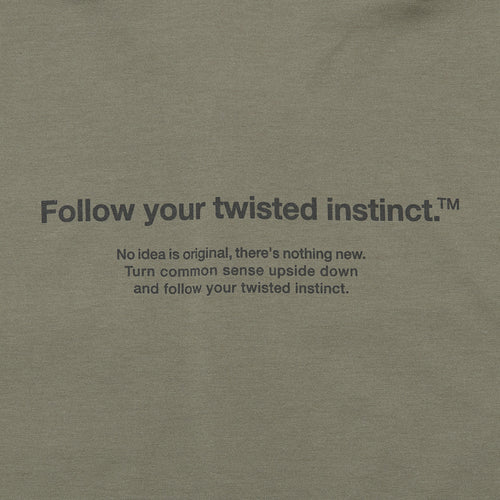 Statement Typo Back Print Solid Collar Shirt S/S_511-20004