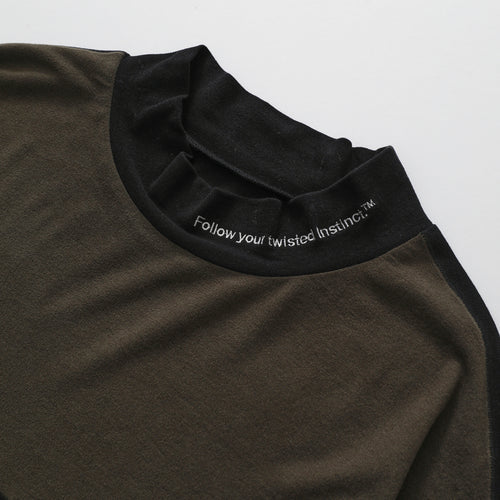 Wick-heat Mock Neck L/S