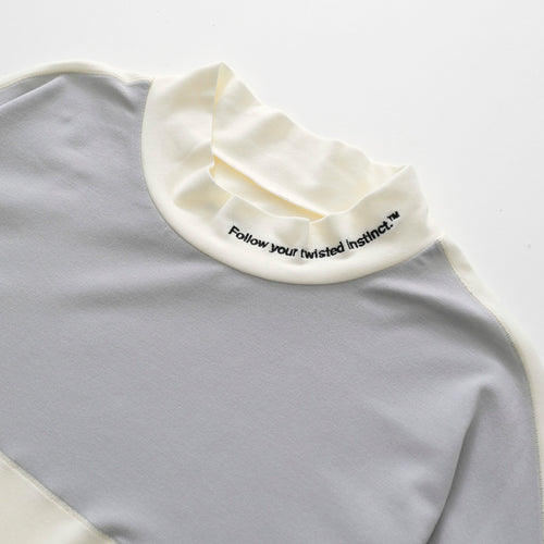 Wick-heat Mock Neck L/S