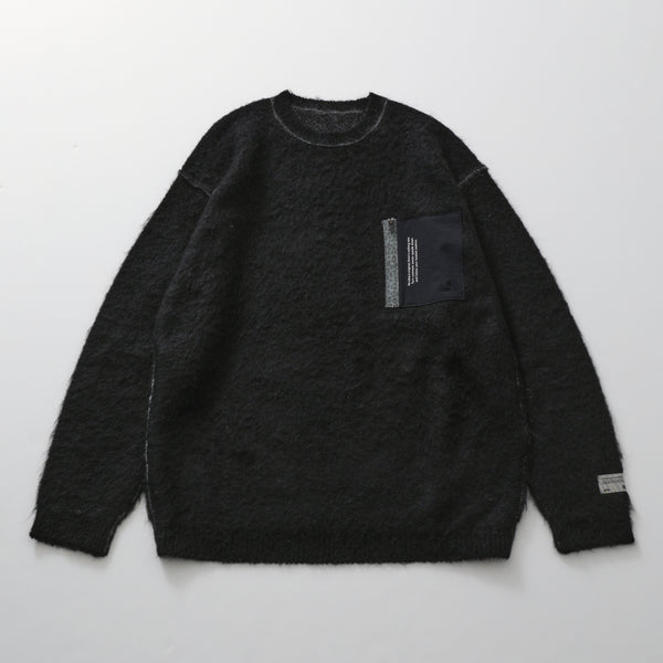 Mohair Crew Knit Pullover v2