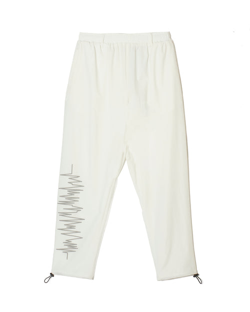 RUFFLOG × EPISTROPH NOIZE REFLECTION PANTS WHITE