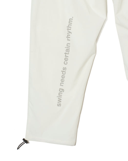 RUFFLOG × EPISTROPH NOIZE REFLECTION PANTS WHITE