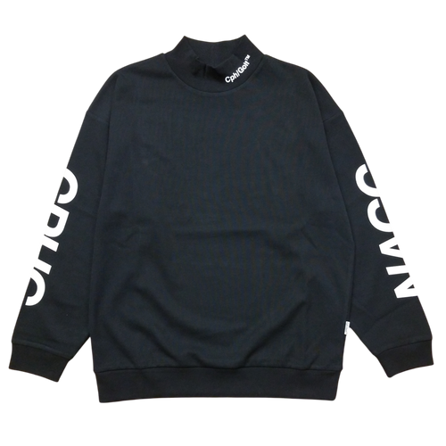 #NAGG WARM L/S MOCK NECK TEE BLACK