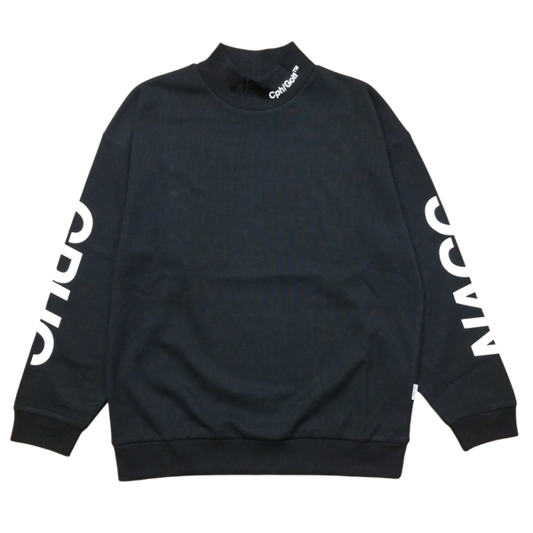 #NAGG WARM L/S MOCK NECK TEE BLACK