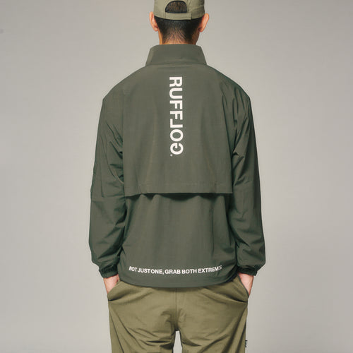 HALF ZIP PISTE KHAKI