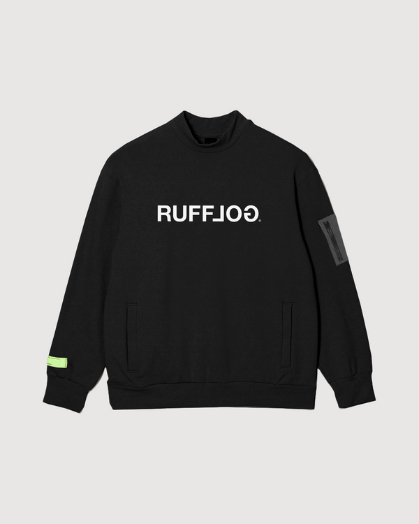 MOCK NECK SWEAT BLACK