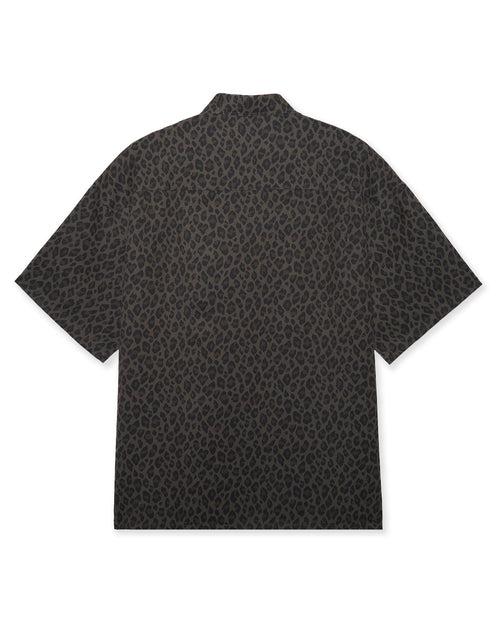 Stretch Leopard Shirt Yellow Leopard