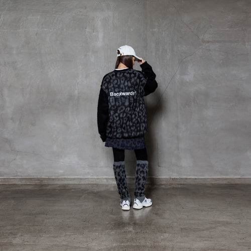 Mohair Knit Leg Cover