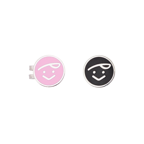 ebony black / pink