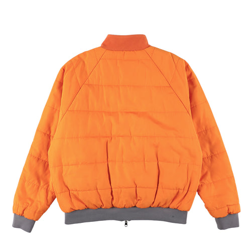 REVERSIBLE BLOUSON JACKET SILVER/ORANGE