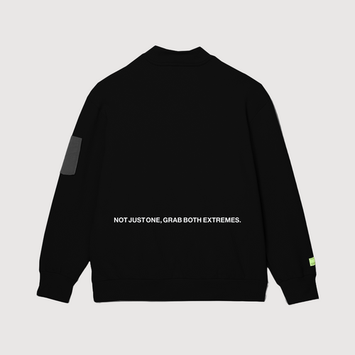 MOCK NECK SWEAT BLACK