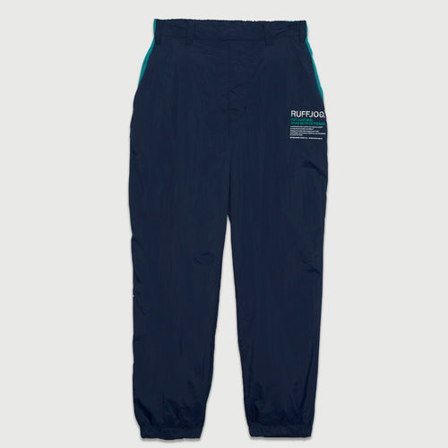 RACING LOGO WIDE TRAINING PANTS NAVY