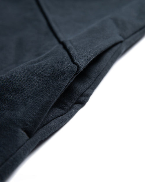 Heavy Weight Fill-in Logo Half Zip Sweat Black