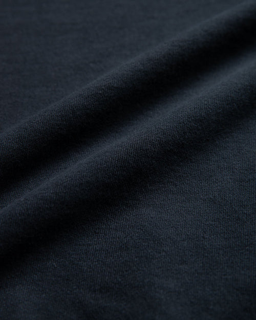 Heavy Weight Fill-in Logo Half Zip Sweat Black