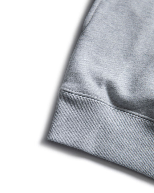 Heavy Weight Fill-in Logo Half Zip Sweat GRAY
