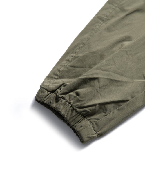 Stretch Nylon Coach Jacket Khaki