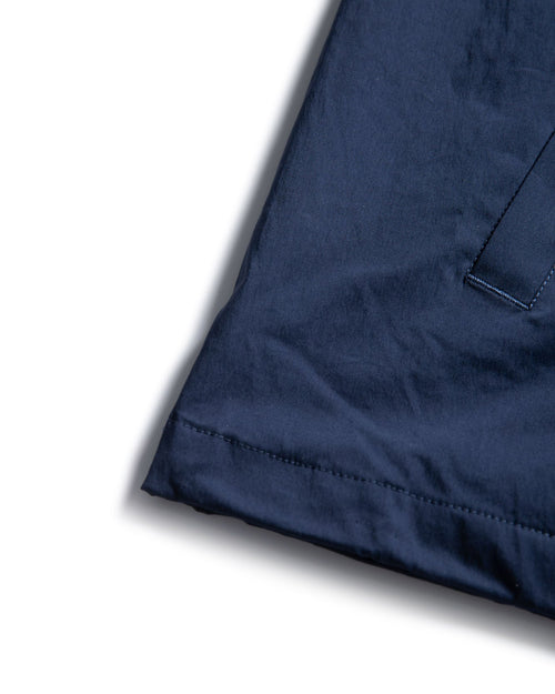 Stretch Nylon Coach Jacket Navy