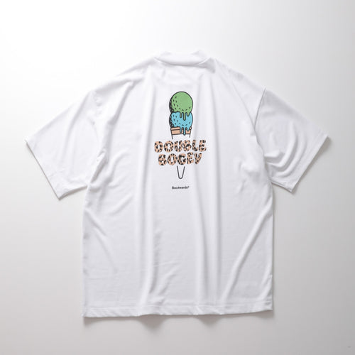 DB Back print Mock Neck S/S v2-521-12011