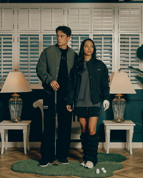 RFLG SIDE ZIP MOCK NECK SWEAT