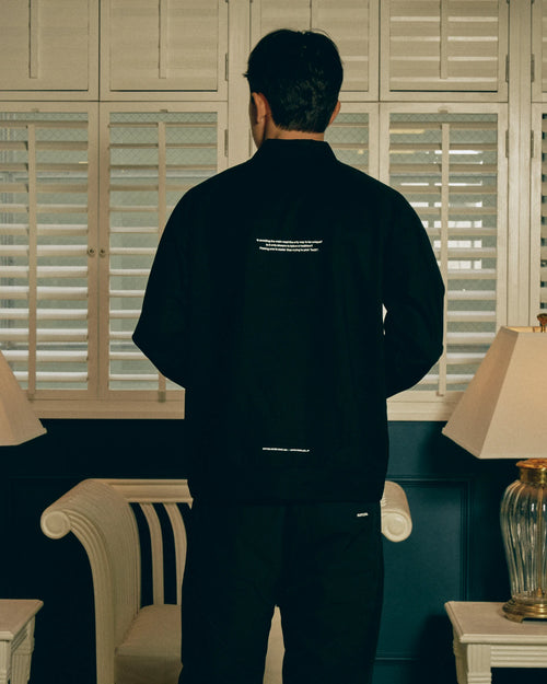 RFLG LOGO RAGLAN L/S MOCK NECK