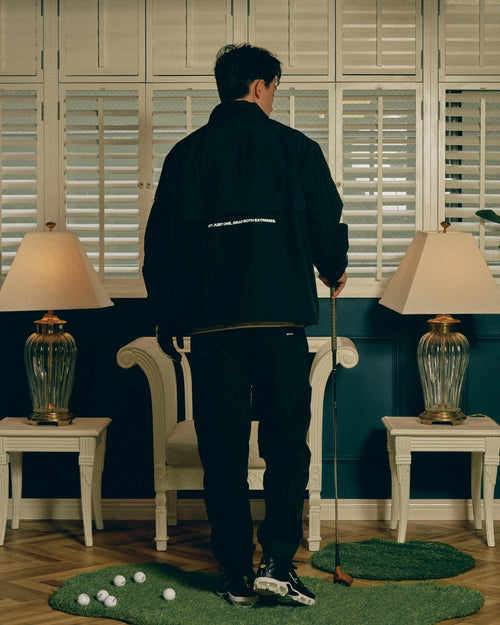 FLEECE LINING STRETCH TAPERED PANTS