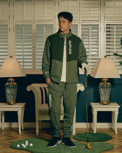 FLEECE LINING STRETCH TAPERED PANTS