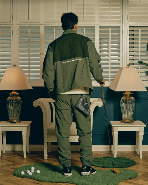 FLEECE LINING STRETCH TAPERED PANTS