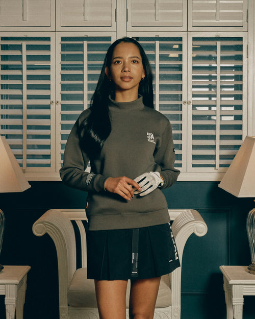 RFLG SQUARE LOGO L/S MOCK NECK