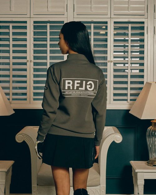 RFLG SQUARE LOGO L/S MOCK NECK