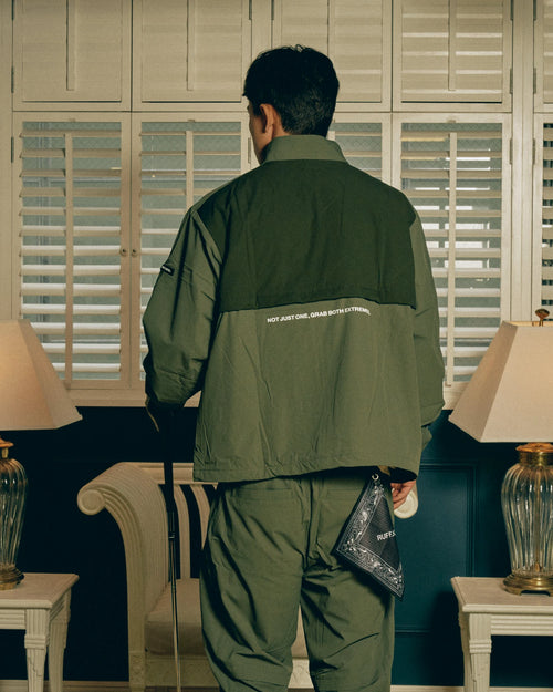 HALF WAVE QUILT BLOUSON