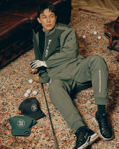 FLEECE LINING STRETCH TAPERED PANTS