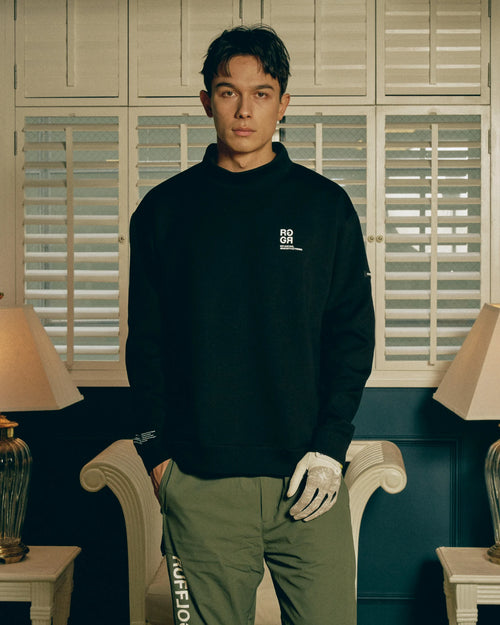 RFLG SQUARE LOGO L/S MOCK NECK