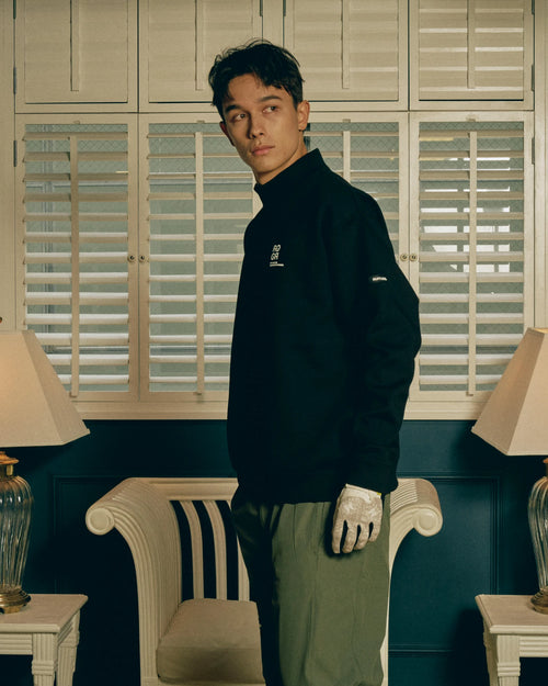 RFLG SQUARE LOGO L/S MOCK NECK