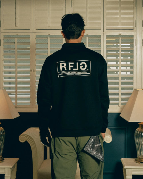 RFLG SQUARE LOGO L/S MOCK NECK