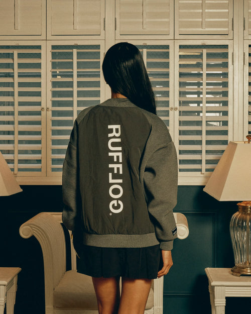 QUILT MOCK NECK PULLOVER