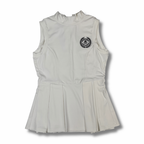 バックリボンペプラムトップス