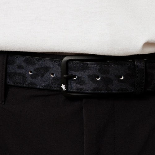 Pin Buckle AOP Belt Leopard BLACK LEOPARD