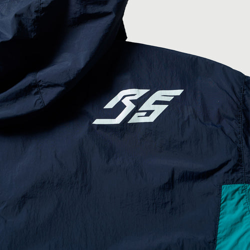 RACING LOGO HOODIE JACKET NAVY