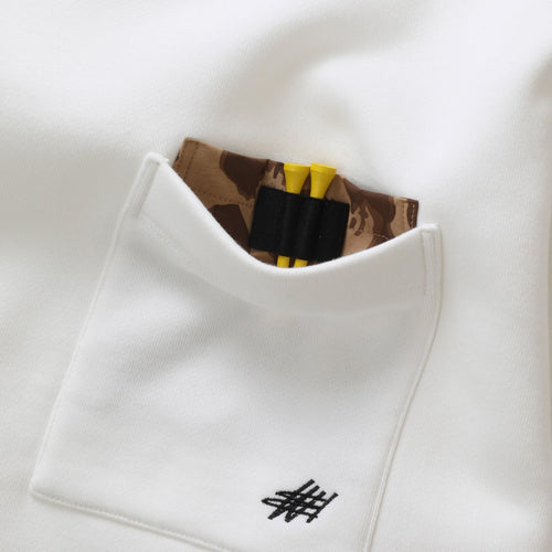 Primary Logo SW Mock Neck WHITE