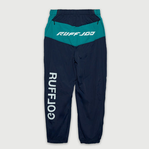 RACING LOGO WIDE TRAINING PANTS NAVY