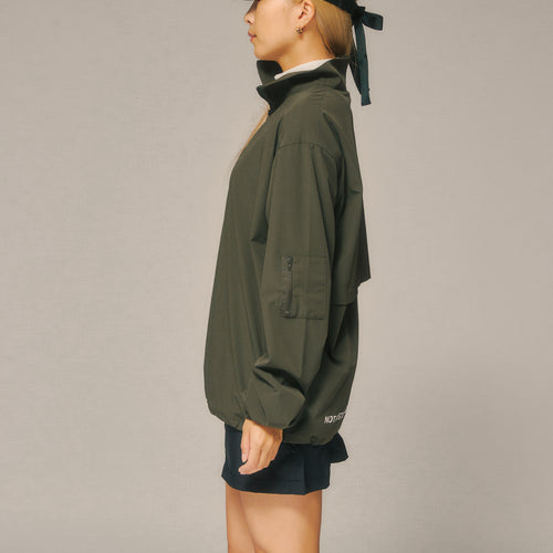 HALF ZIP PISTE KHAKI