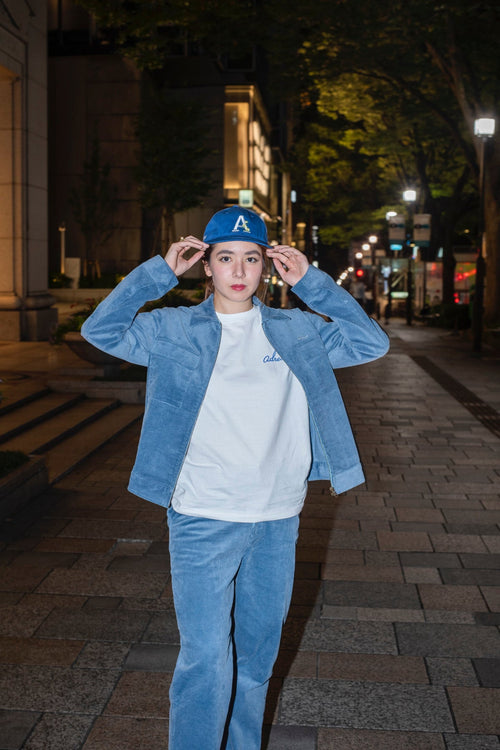 CORDUROY JACKET BLUE