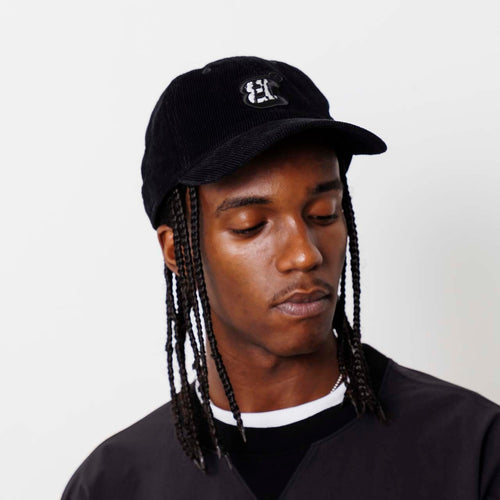 Animal B Cords LP 6 Panel Cap BLACK