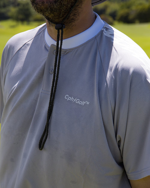 #THUNDER STRIPES HENRY POLO GRAY