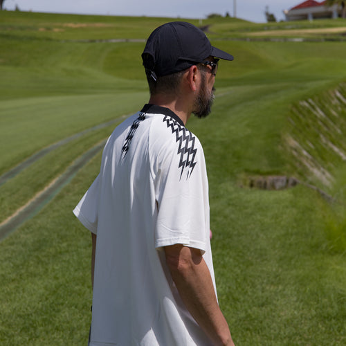 #THUNDER STRIPES HENRY POLO WHITE