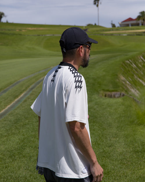 #THUNDER STRIPES HENRY POLO WHITE