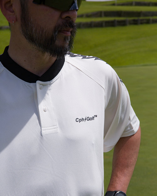 #THUNDER STRIPES HENRY POLO WHITE